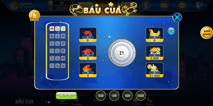 ưu điểm ấn tượng của bau cua moi nhat