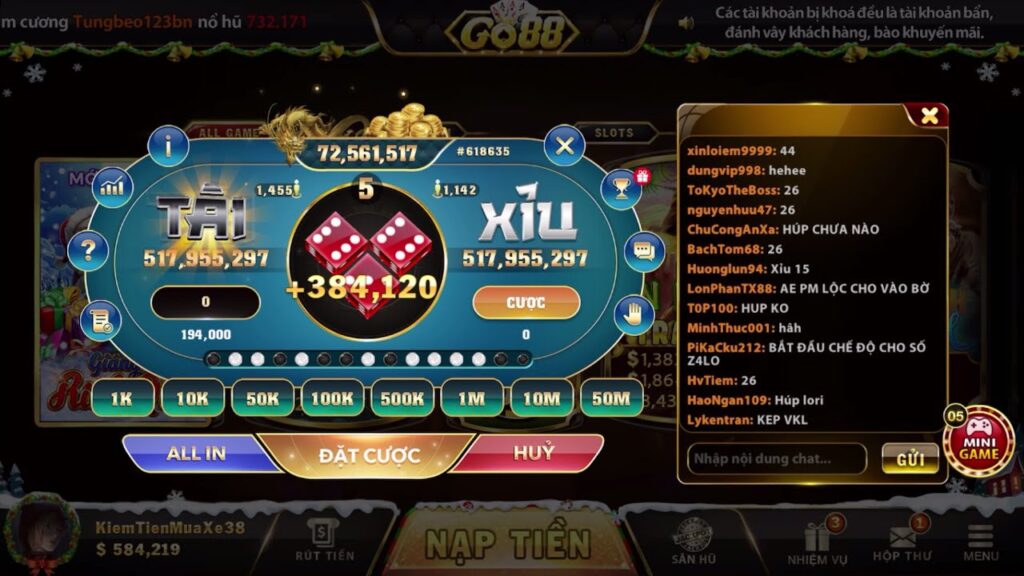 Go88 tài xỉu - game bài đổi thưởng uy tín