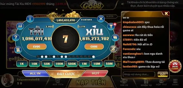 Tài xỉu go88