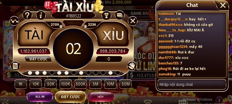 game tài xỉu đổi thưởng uy tín 2022