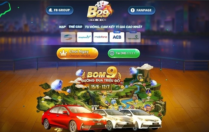 B29 game có nhiều chương trình khuyến mãi hấp dẫn