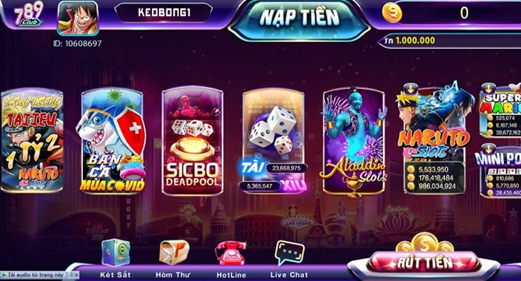 Tai game 789 club - Trải nghiệm kho tàng game khổng lồ