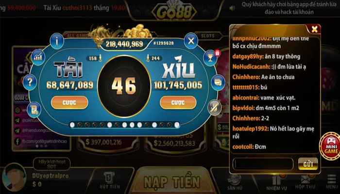 tool hack tài xỉu go88