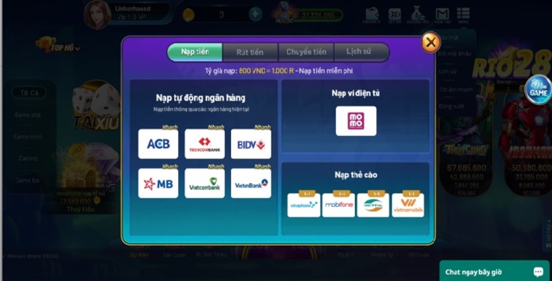 Cách nạp tiền vào cổng game không hề phức tạp