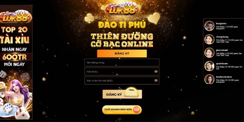 Hướng dẫn đăng ký tài khoản cổng game cực đơn giản