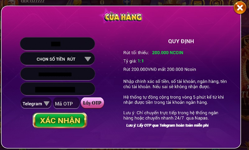 Hướng dẫn đổi thưởng nhanh được cổng game chấp thuận