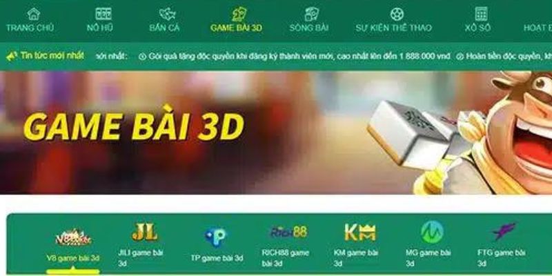 Kho game chất lượng thu hút mọi người chơi tới và trải nghiệm