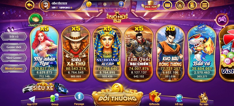 Kho game khủng với những tựa game chất lượng