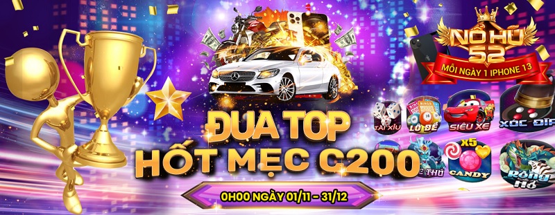 Săn khuyến mãi Mec C200 cực hấp dẫn tại cổng game