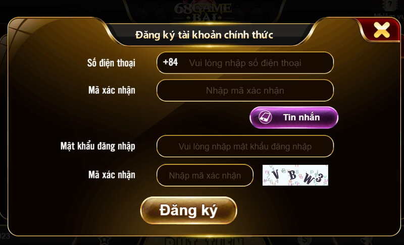 Đăng ký 68 Game Bài để giao lưu cùng các cao thủ Việt Nam